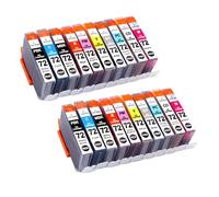 WYNAnGAI Set di cartucce d'inchiostro compatibili per 72 PGI 72 PGI-72 per stampante a getto d'inchiostro Pro-10 Pro-10s da 1 a 5 set(PGI-72-2set)