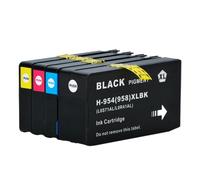 WYNAnGAI Set di cartucce d'inchiostro compatibili per 954 HP954XL nero ciano magenta giallo per stampanti OfficeJet Pro 7740 8210 8710 8715 8716 8720 8725 8730 8740(One set)