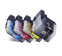 WYNAnGAI Set di cartucce d'inchiostro compatibili per DCP-J100 DCP-J105 MFC-J200 Include LC539 LC539XL BK LC535 LC535XL C M Y Inchiostro completo(1 Set)