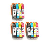 WYNAnGAI Set di cartucce d'inchiostro compatibili per Deskjet 3525 5525 4615 4625 4525 6520 6525 6625 Modelli 685 685XL(3set)