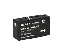 WYNAnGAI Set di cartucce d'inchiostro compatibili per HP953 Officejet Pro 7720 7740 8710 8720 Include 953 957 XL 953XL 957XL Inchiostro a colori(1PCS BLACK)