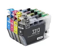 WYNAnGAI Set di cartucce d'inchiostro compatibili per MFC-J491DW MFC-J890DW MFC-J497DW MFC-J690DW MFC-J895DW Include 1-4 Set 3313 3311 compatibili(3313XL 1SET)