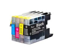 WYNAnGAI Set di cartucce d'inchiostro compatibili per modelli MFC J430W J825DW J5910DW J625DW J6510DW J6710DW LC17 LC77 LC79 LC450 LC1280(1SET)