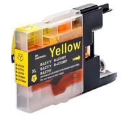 WYNAnGAI Set di cartucce d'inchiostro compatibili per modelli MFC J430W J825DW J5910DW J625DW J6510DW J6710DW LC17 LC77 LC79 LC450 LC1280(3PCS YELLOW)