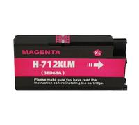 WYNAnGAI Set di cartucce d'inchiostro compatibili per stampanti HP712 Designjet T210 T230 T250 T650 T630 4 pezzi(MAGENTA)