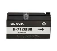 WYNAnGAI Set di cartucce d'inchiostro compatibili per stampanti HP712 Designjet T210 T230 T250 T650 T630 4 pezzi(BLACK)