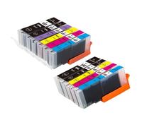 WYNAnGAI Set di cartucce d'inchiostro compatibili per TS6150 TS6151 TS6250 TS6251 TS6350 TS6351 TS8150 TR7550 in cinque o sei colori PGI-580 CLI-581 580XXL 581XXL(2 SET 10PC)