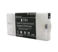 WYNAnGAI Set di cartucce d'inchiostro ricaricabili con chip per stampante compatibile Frontier-S DX-100 disponibile in 6 colori(T7811-BK)