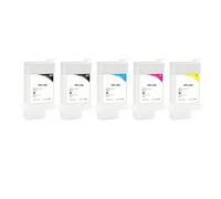 WYNAnGAI Set di cartucce d'inchiostro ricaricabili PFI-120 compatibili con chip permanenti per vari modelli TM 260ML 5 colori