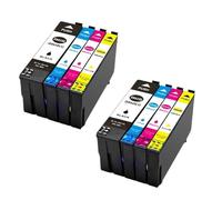 WYNAnGAI T802XL T802 802 802XL Cartuccia d'inchiostro compatibile con WF 4720 WF 4730 WF 4734 WF 4740 EC4020 EC4030 EC 4040 Sostituzione 'inchiostro della stampante(2 SET)