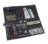 WYNEX Molle Visiera Pannello Organizer, tattico Auto Parasole Copertura Molle fettuccia per Camion Veicolo Visiera Supporto del Sacchetto di immagazzinaggio