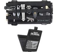 WYNEX Molle Visor Panel Organizer, Tactical Car Sun Visor Cover Molle fettucce Compatibile con Visiera del Veicolo Visor Holder Pouch con 3 Cinghie Elastiche Compatibile F150 F550 Tundra Subaru