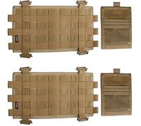 WYNEX - Organizer Molle per Visiera Solare, Copertura Tattica per Auto, Compatibile con Cinghie Molle, Fessure Elastiche, Borsa portaoggetti con 3 Cinghie Elastiche