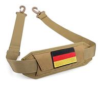 WYNEX Tracolla per marsupio tattico, cinturino universale per borsa con cuscinetto spesso staccabile Sostituzione tracolla singola per borse Duffel Borsa a tracolla