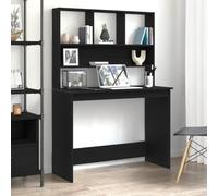 Wynira Scrivania con ripiani, effetto rovere, 102 x 45 x 148 cm, compatta, per ufficio, casa, gaming, con vano portaoggetti, ripiano, cassetto e design ergonomico