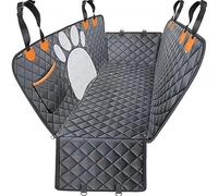 WYNONE Cuscino Auto per Cani per Renault Scenic E-Tech Electric 2023 2024, Antideslizante Impermeabile Telo Auto per Cani Lavabile Antigraffiato Coche Cubierta Facile da Riporre,Grey Orange