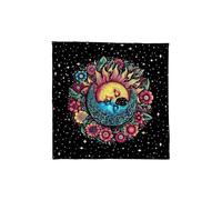 Wynrzyj 1. Sun Moon Gufo Tarocchi Tovaglia Astrologia Copertura Divinificazione Arazzo Deck Matte Altare Tarocchi Panno