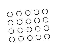 Wynrzyj 20 Pezzi Portachiavi Piatto In Metallo Rotondo Diviso Facile Da Aprire Per La Casa Chiavi Della Auto Anelli All'aperto Fibbia Portatile