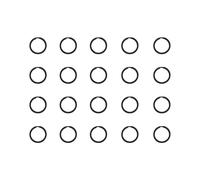 Wynrzyj 20 Pezzi Portachiavi Piatto In Metallo Rotondo Diviso Facile Da Aprire Per La Casa Chiavi Della Auto Anelli All'aperto Fibbia Portatile