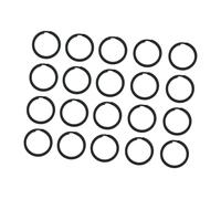 Wynrzyj 20 Pezzi Portachiavi Piatto In Metallo Rotondo Diviso Facile Da Aprire Per La Casa Chiavi Della Auto Anelli All'aperto Fibbia Portatile