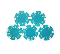 Wynrzyj 25 pezzi di chip da poker in plastica professionale per l'insegnamento di conteggio delle monete chips imparare a contare