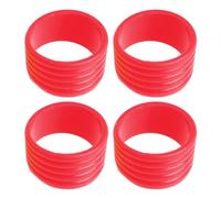 Wynrzyj 4 racchette da tennis in silicone Racquet Grip Anelli per racchette non scivolano in gomma assorbenti