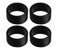 Wynrzyj 4 racchette da tennis in silicone Racquet Grip Anelli per racchette non scivolano in gomma assorbenti