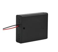 Wynrzyj 4 slot 3A Portabatteria con contatti a molla e un interruttore per dispositivi da 6 V. Cavo di colore incluso. Serie Scatola batteria