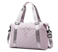 Wynrzyj Borsa a tracolla da donna grande capacità da viaggio per brevi viaggi con facile fissaggio valigia palestra borsa elegante Quick Journey Pack, Coffee color