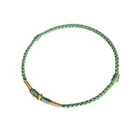 Wynrzyj Bracciale Amuleto Filo Rosso Con Perle D'oro Fascino Cavigliera Tessuta A Mano Per Le Donne Regolabile Amicizia Handchain Sorelle Regalo, Taglia unica, come descritto
