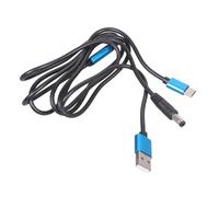 Wynrzyj Cavo di distribuzione di alimentazione da 5 V con doppia uscita USB a tipo C e 5 x 2 mm Connettori per la ricarica di elettronica. Cavo di alimentazione a doppia testa