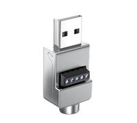 Wynrzyj Connettore USB senza saldatura USB 2.0, morsetti a vite, adattatore a blocco, spina USB 2.0, trasferimento dati maschio