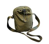 Wynrzyj Elegante borsa a tracolla unisex con coulisse, tessuto antistrappo, perfetta per il trasporto di libri importanti, elettronica, facile da viaggio, tracolla regolabile, verde