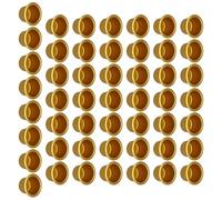 Wynrzyj Elegante portacandele di Natale dorato in alluminio metallo con inserti centrali per decorazioni da tavolo in alluminio dorato