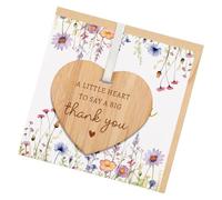 Wynrzyj Esclusivo simbolo dell'amicizia inciso in legno sospiro compatto cuore d'amore decorazione da appendere per ricordi celebrare damigelle d'onore regalo, c, Taglia unica