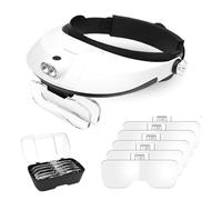 Wynrzyj Frigorifero per copricapo professionale con LED luminoso per apicoltori e appassionati con lente d'ingrandimento ad alta regina accessori accessori