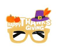 Wynrzyj Happy Thanksgiving Day Bicchieri Divertente Tacchino Harvest Party Decorazione Foto Accessori Per Famiglia Geting Ringraziamento Festival Cornice Decorativa Tacchino Per Festival