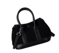 Wynrzyj Minis Satchel Bag Top Handle Portafogli da donna Piccola Borsa a tracolla Borsa a tracolla con tracolla rimovibile, Nero
