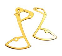 Wynrzyj Pannello interno del deragliatore della bicicletta, supporto della ruota di guida per la gabbia del deragliatore, parte in lega di alluminio, riduttore della bicicletta