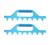 Wynrzyj Professionale 2 Pack Apicoltura Rakes Rakes Precisione Plastica 7 Frame Spacer Per Misurazioni accurate Alveari All'aperto Gestione Apicoltori Precise Strumento di misurazione