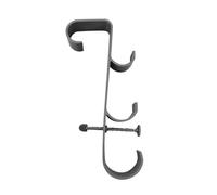 Wynrzyj Rack per piscina in ABS con rivestimento resistente alla ruggine e risparmio di spazio, sistemi di gancio, scaffalatura degli attrezzi, clip per accessori, classi di gancio regolabili