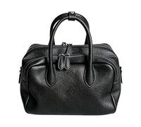Wynrzyj Satchel - Portafogli e borse a mano in pelle, borsa a tracolla con parte superiore e cinghia, borsa a tracolla da donna, Nero
