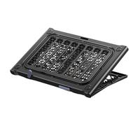 Wynrzyj Supporto per laptop regolabile in altezza con raffreddamento integrato per notebook standard da 13 a 17 pollici, telaio pieghevole di alta qualità