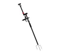 Wynrzyj Supporto per telefono in metallo, girevole a 360 gradi, treppiedi da golf, monopiede con punta per diversi dispositivi mobili, treppiedi da golf, selfie stick con picchetti