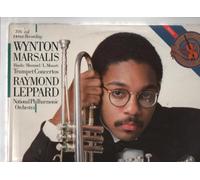 WYNTON MARSALIS RAYMON LEPPARD - HAYDN/HUMMEL/L.MOZART:TRUMPET CONCERTOS RAYMOND LEPPARD NATIONAL PHILAHARMONIC ORCHESTRA CBS D37846 HOLLAND