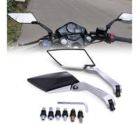WYOERN 1 Coppia Moto Specchietto Retrovisore per Aprilia Rs 125 Rsv4 Rs4 Tuono V4 1100 per Buell Xb12 Specchietti Laterali Manubrio 8 10mm Accessori Accessori