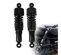WYOERN 2 Pezzi Moto 267mm Ammortizzatore Posteriore Ammortizzatori Regolabili Primavera per Harley Sportster 1200 Low XL1200L 2006-2011 2007 2008 2009 2010 Nero 10,5 Pollici