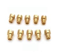 WYOERN Confezione da 10 Pz Moto Carburatore Getti Principali Getti Pilota Lento per P&W&K PWM per K&eihin OKO CVK NSR KSR Carb Set Ugello di Iniezione