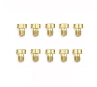 WYOERN Confezione da 10 Pz Moto Carburatore Getti Principali Getti Pilota Lento per P&W&K PWM per K&eihin OKO CVK NSR KSR Carb Set Ugello di Iniezione
