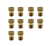 WYOERN Getti Principali Carburatore da 6 Mm Pilota Lento da 4,34 Mm per Moto per P&W&K per K&eihin OKO Koso CVK Carb Set Ugello Motore Iniettore